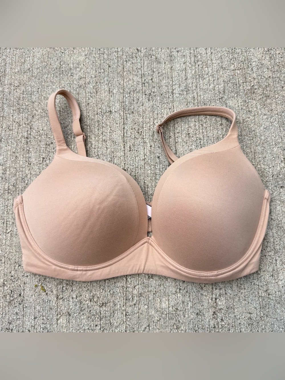 Victorias Secret Body By Victoria No Wire Bra Lined Womens 36DD Tan